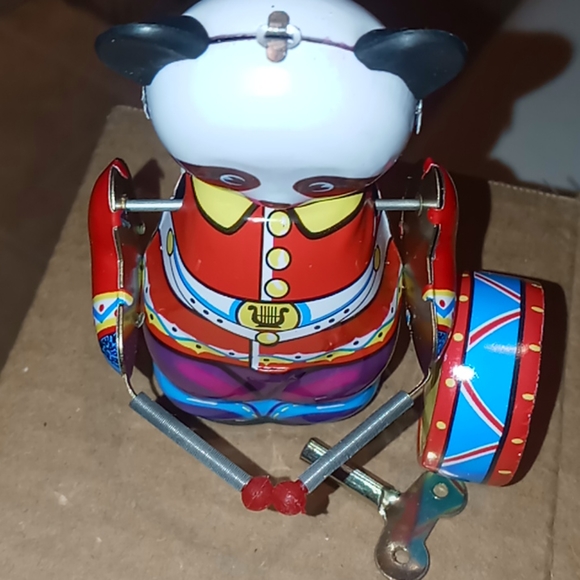 TINY TIN PANDA DRUMMER - Picture 3 of 5